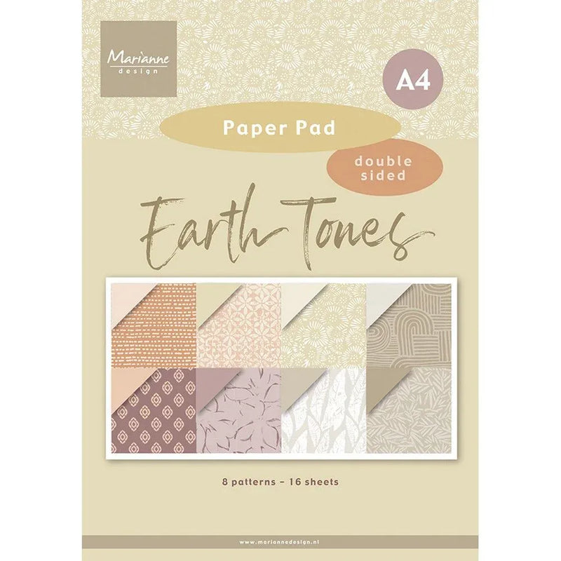 Marianne Design Papier Marianne Design - Paper Pad A4 Earth Tones