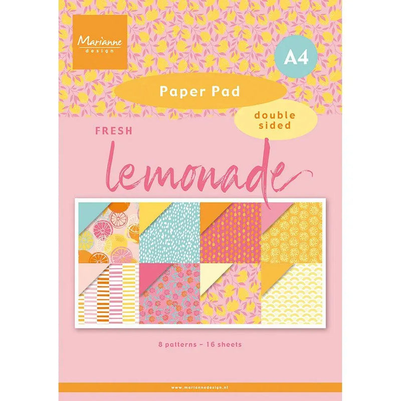 Marianne Design Papier Marianne Design - Paper pad A4 Fresh Lemonade