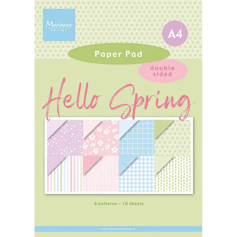 Marianne Design Papier Marianne Design - Paper Pad A4 Hello Spring