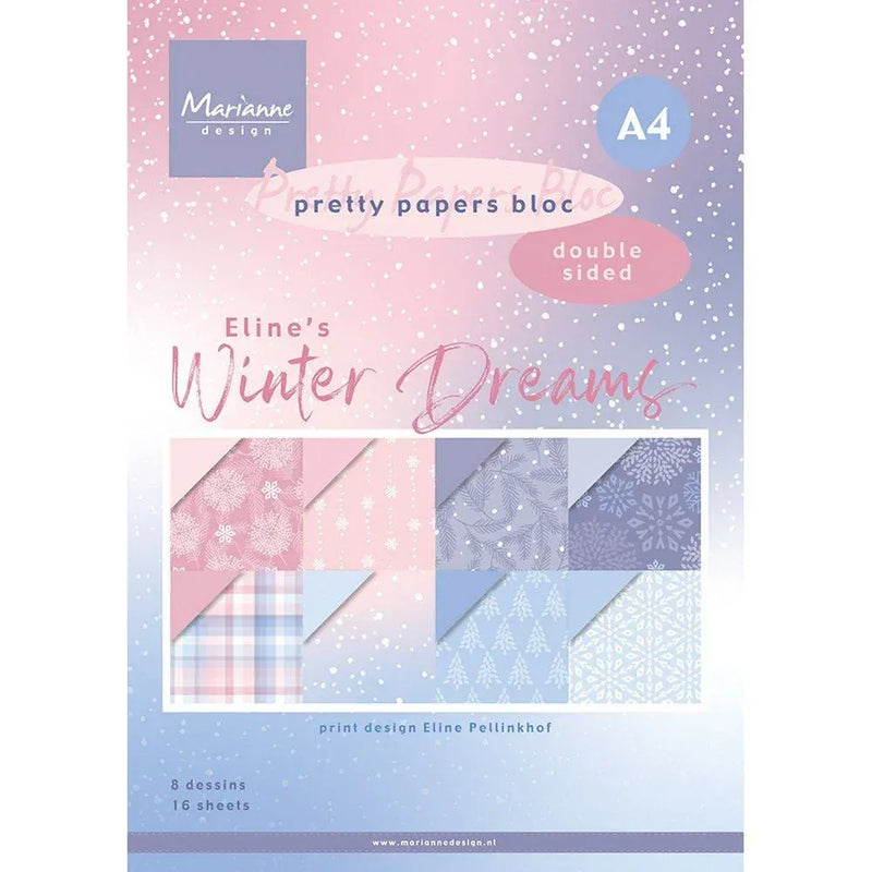 Marianne Design Papier Marianne Design - Paper Pad Eline's Winter Dreams