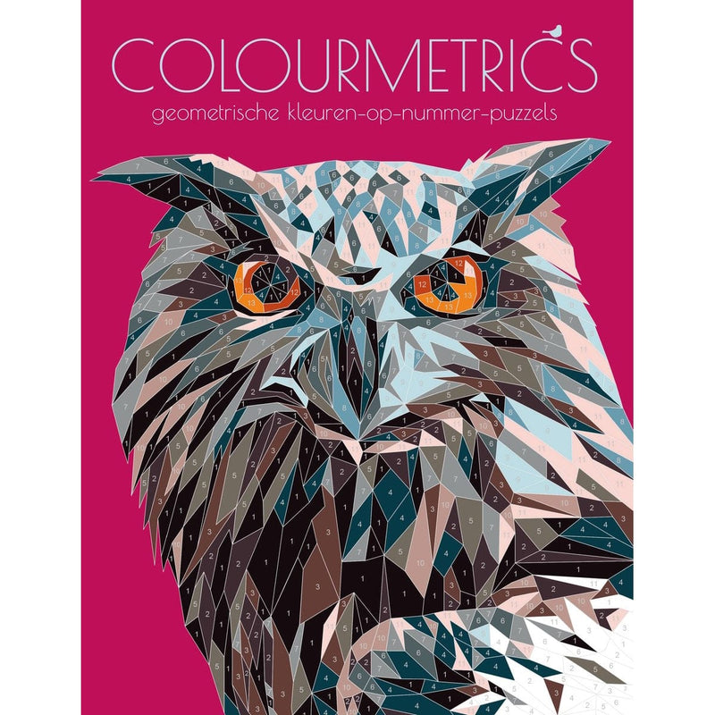 MUS Boeken Colourmetrics Geometrische kleuren-op-nummer-puzzels