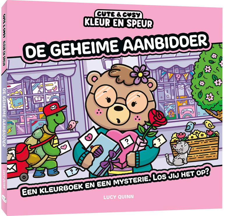 MUS Boeken Cute & Cosy kleur en speur: De geheime aanbidder (pre-order)