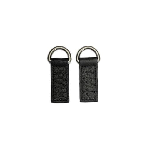 MUUD Opberging Black Muud Caisa Leren Band met D-Ring 6,5 x 2cm