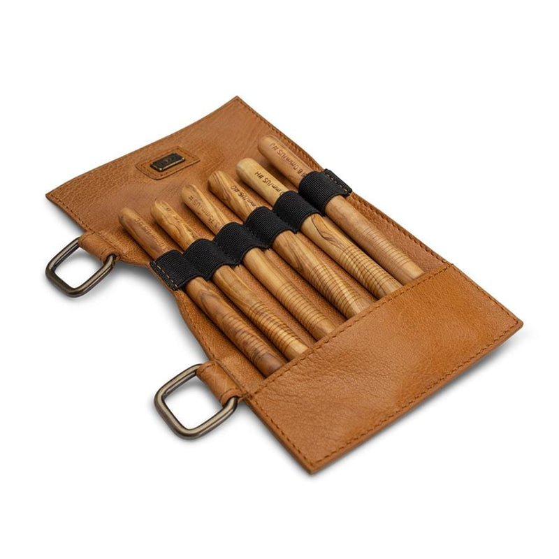 MUUD Opberging Black Muud Carita E Handgemaakte Leren Etui small