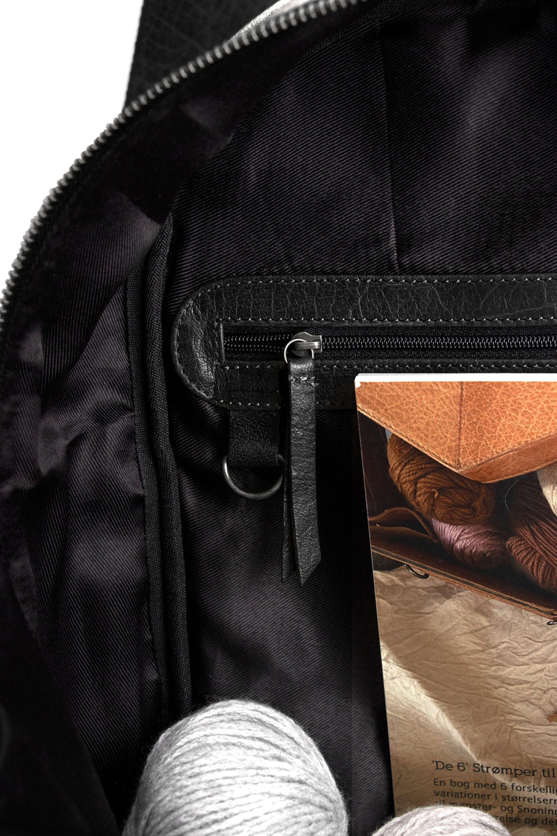 MUUD Opberging Black Muud Gwen Handgemaakte leren schoudertas (pre-order)