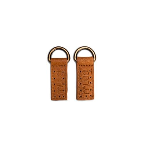 MUUD Opberging Black Muud Caisa Leren Band met D-Ring 6,5 x 2cm