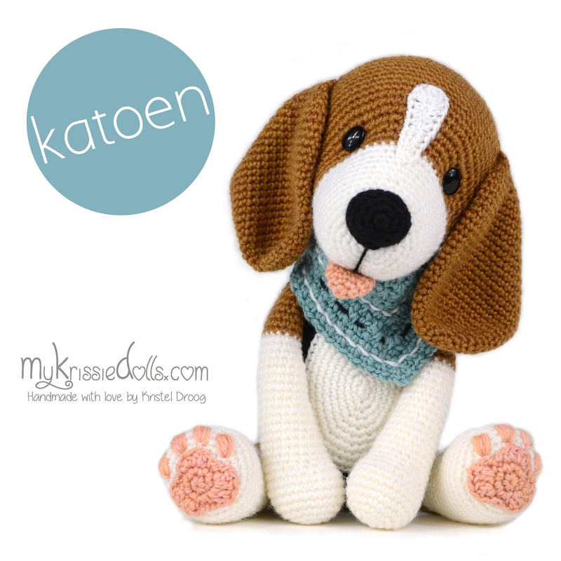 MyKrissieDolls Garenpakketten Garenpakket: Beagle Bram -Katoen