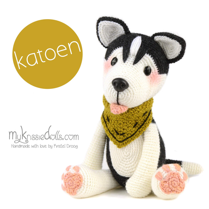 MyKrissieDolls Garenpakketten Garenpakket: Siberische Husky Rosie - Katoen