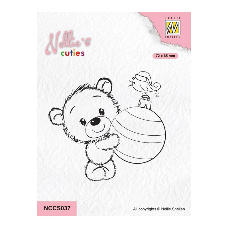 Nellie's Choice Clear Stamps Nellie's Cuties - Clear Stempels Christmas Ball