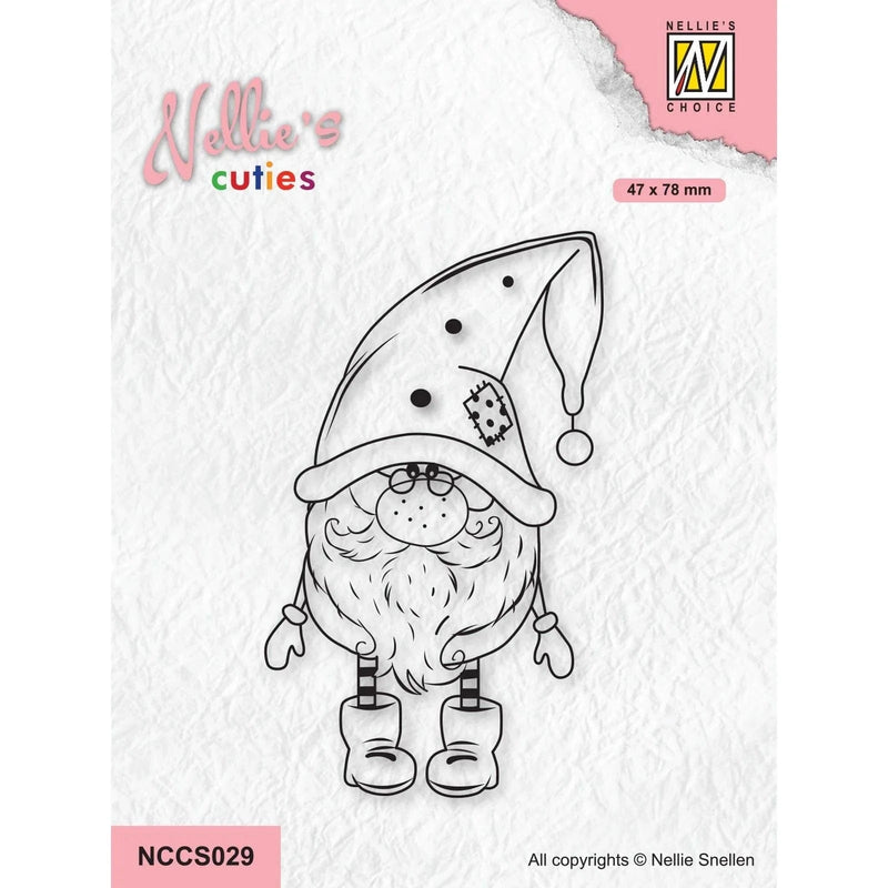 Nellie's Choice Clear Stamps Nellie's Cuties - Clear Stempels Christmas Gnome