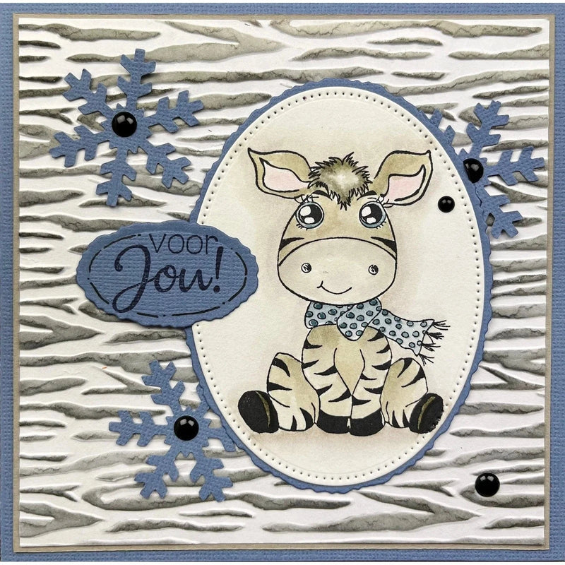 Nellie's Choice Clear Stamps Nellie's Cuties - Clear Stempels Cutie Zebra