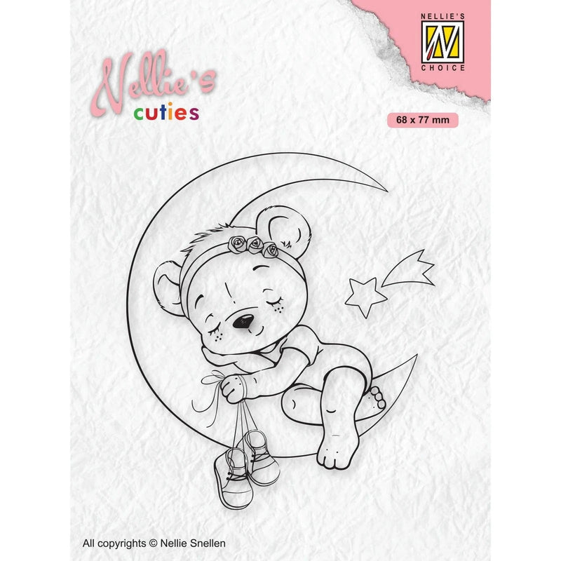 Nellie's Choice Clear Stamps Nellie's Cuties - Clear Stempels Dreaming of A White Christmas