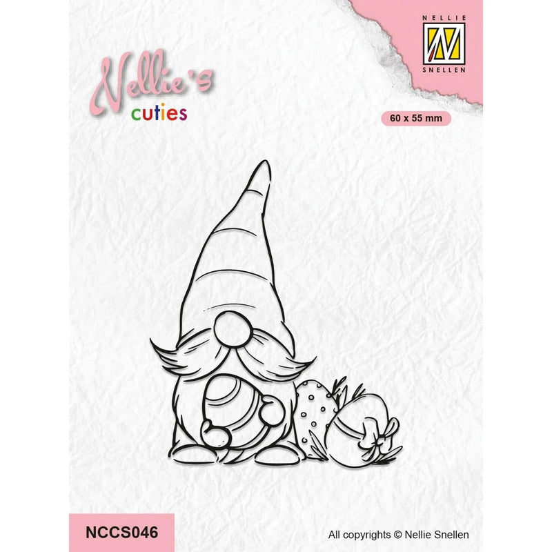 Nellie's Choice Clear Stamps Nellie's Cuties - Clear Stempels Easter Gnome