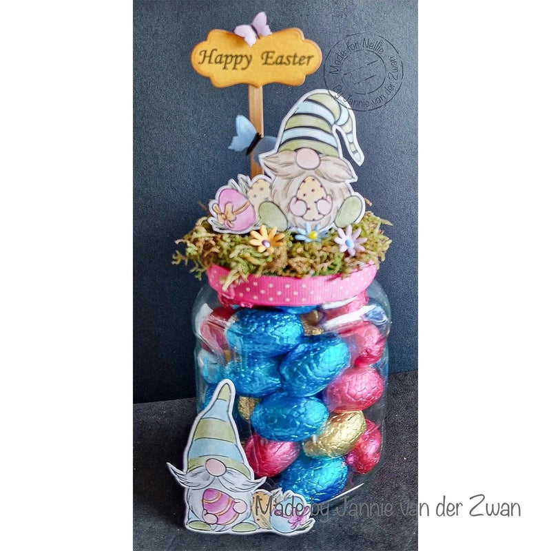Nellie's Choice Clear Stamps Nellie's Cuties - Clear Stempels Easter Gnome