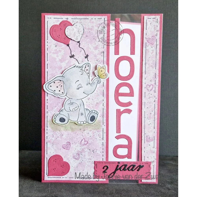 Nellie's Choice Clear Stamps Nellie's Cuties - Clear Stempels Elephant