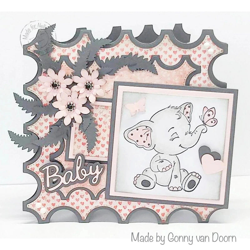 Nellie's Choice Clear Stamps Nellie's Cuties - Clear Stempels Elephant