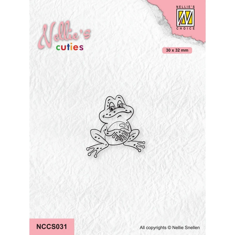 Nellie's Choice Clear Stamps Nellie's Cuties - Clear Stempels Frog-1