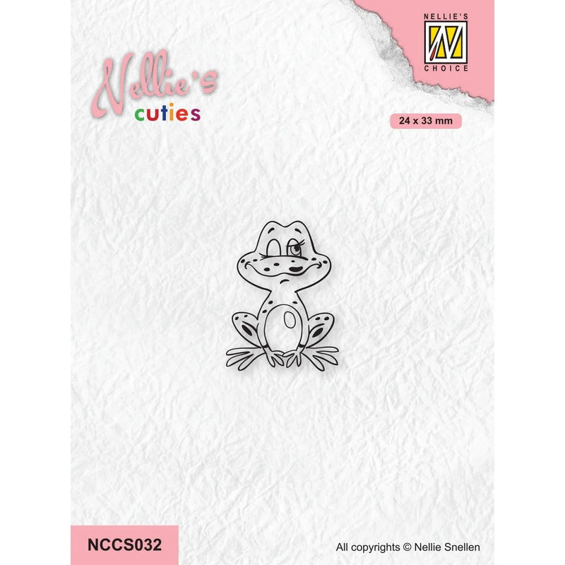Nellie's Choice Clear Stamps Nellie's Cuties - Clear Stempels Frog-2