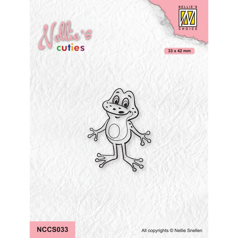 Nellie's Choice Clear Stamps Nellie's Cuties - Clear Stempels Frog-3