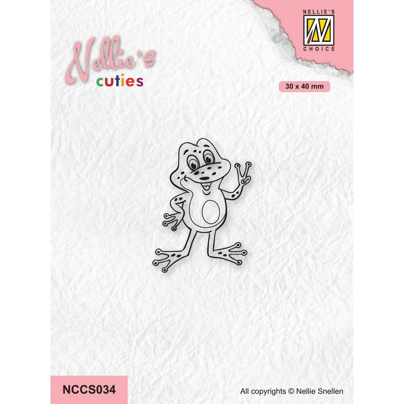 Nellie's Choice Clear Stamps Nellie's Cuties - Clear Stempels Frog-4