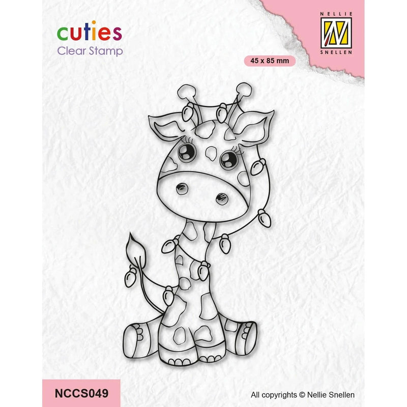 Nellie's Choice Clear Stamps Nellie's Cuties - Clear Stempels Giraffe