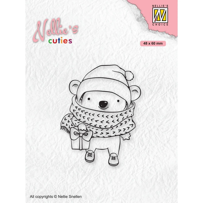 Nellie's Choice Clear Stamps Nellie's Cuties - Clear Stempels Koala with Parcel