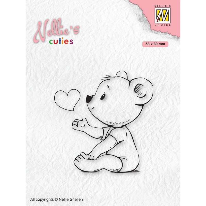 Nellie's Choice Clear Stamps Nellie's Cuties - Clear Stempels Love You Mama