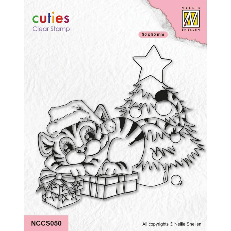 Nellie's Choice Clear Stamps Nellie's Cuties - Clear Stempels Tiger