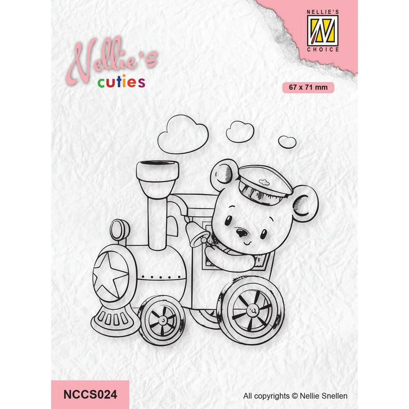 Nellie's Choice Clear Stamps Nellie's Cuties - Clear Stempels Train Engineer