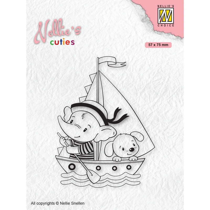 Nellie's Choice Clear Stamps Nellie's Cuties - Clear Stempels Young Sailors