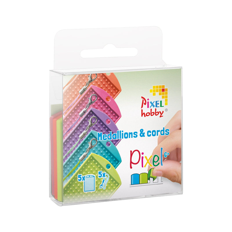 Pixelhobby Accessoires Pixelhobby Set Medaillon en Cords Kleuren