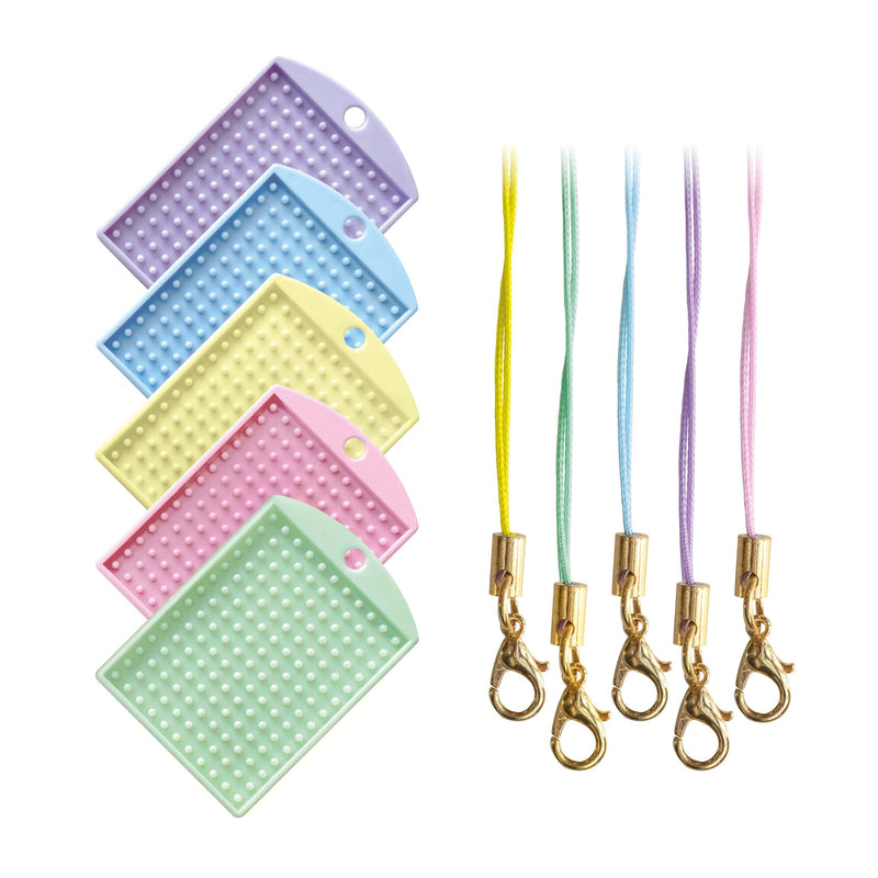 Pixelhobby Accessoires Pixelhobby Set Medaillon en Cords Pastel kleuren