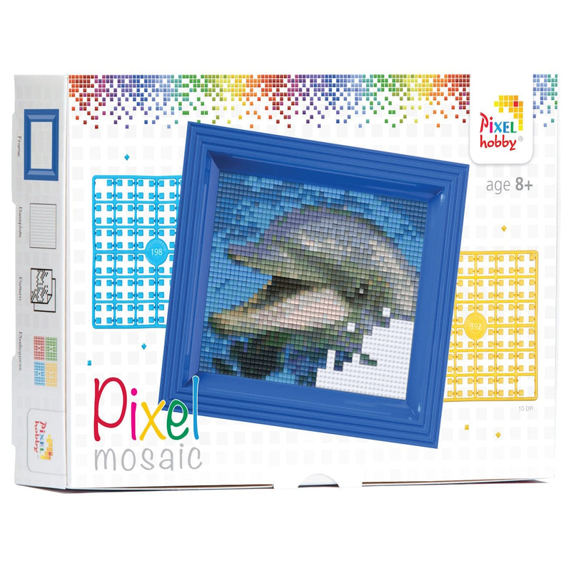 Pixelhobby DIY-Pakketten Pixelhobby Giftpack Dolfijn met lijst