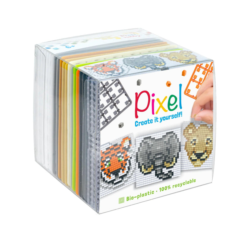 Pixelhobby DIY-Pakketten Pixelhobby Kubus Wild Animals