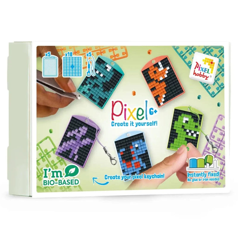 Pixelhobby DIY-Pakketten Pixelhobby Medaillon Thema Box - Dino's