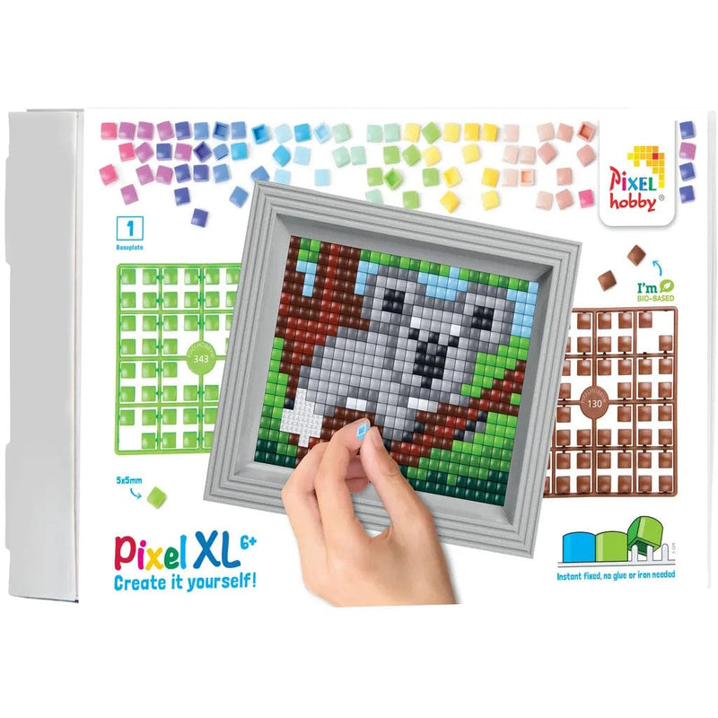 Pixelhobby DIY-Pakketten Pixelhobby XL Giftpack Koala met lijst