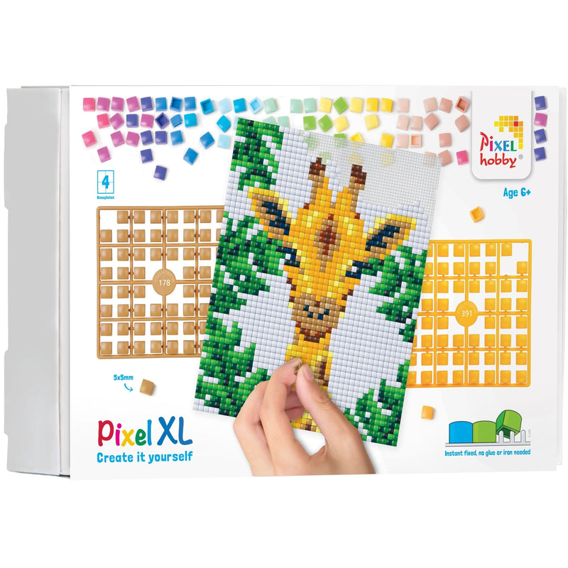 Pixelhobby DIY-Pakketten Pixelhobby XL Giraf (4 basisplaten)