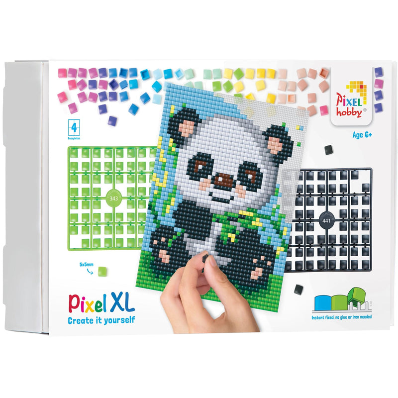 Pixelhobby DIY-Pakketten Pixelhobby XL Pandabeer (4 basisplaten)