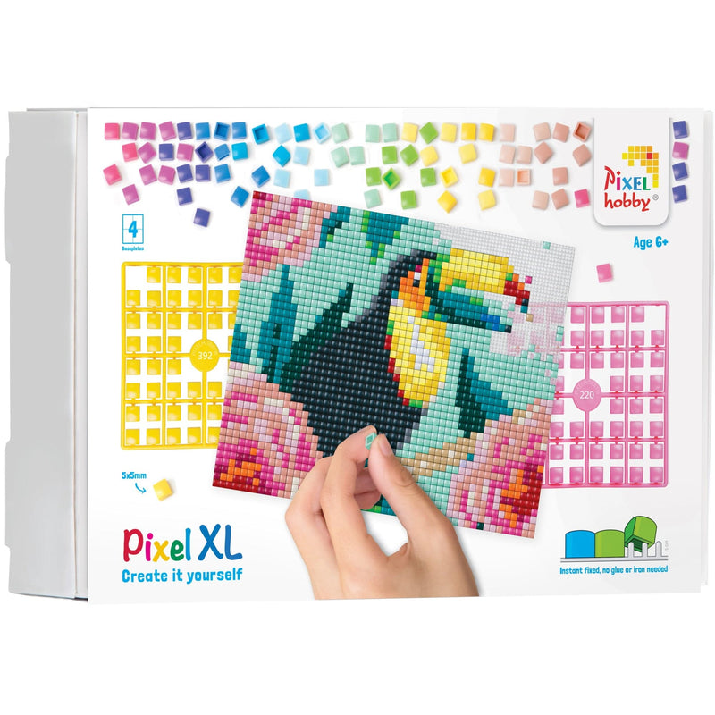 Pixelhobby DIY-Pakketten Pixelhobby XL Toekan (4 basisplaten)