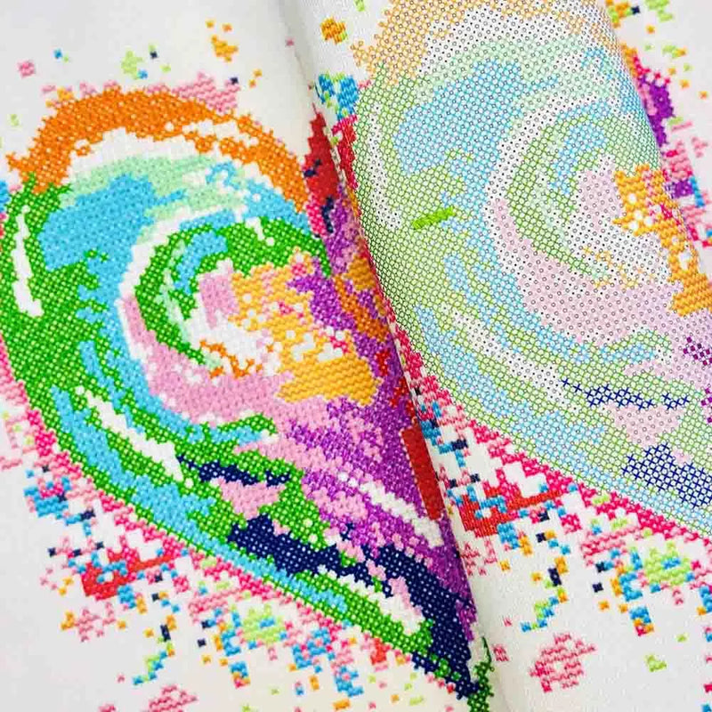 Pony Borduurpakketten Borduurpakket: Pony Only Kruissteek Heart