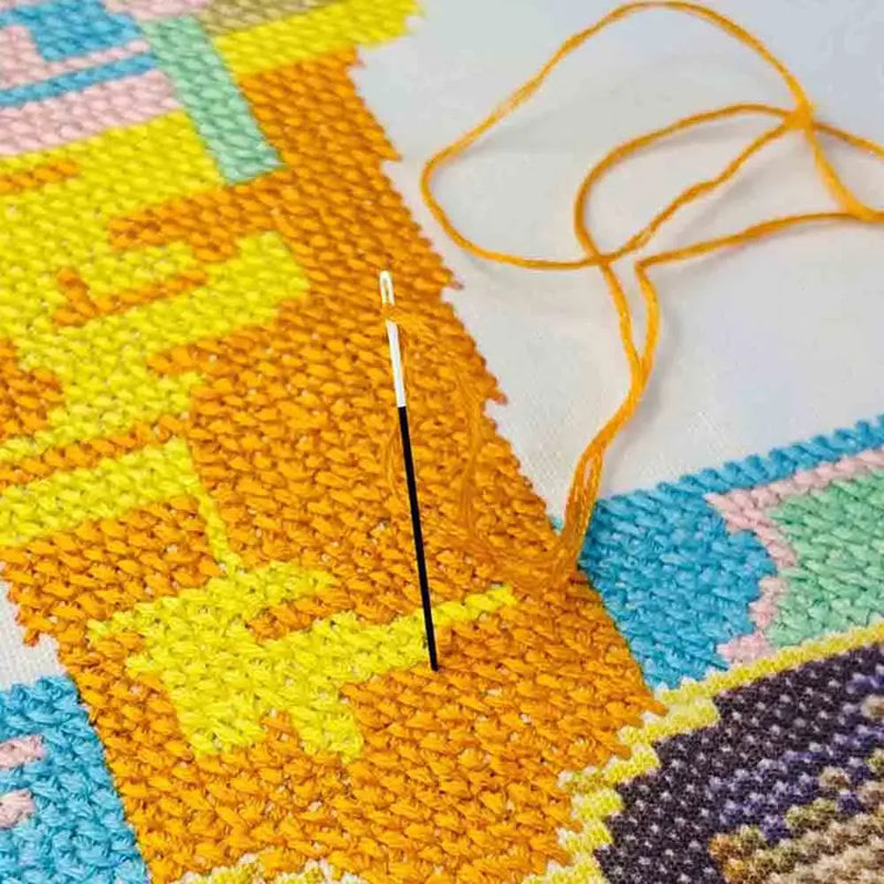 Pony Borduurpakketten Borduurpakket: Pony Only Kruissteek Orange Summer