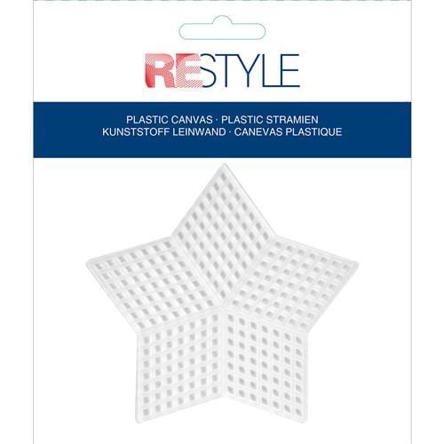 Restyle Accessoires Restyle Plastic Stramien Ster (10 stuks)