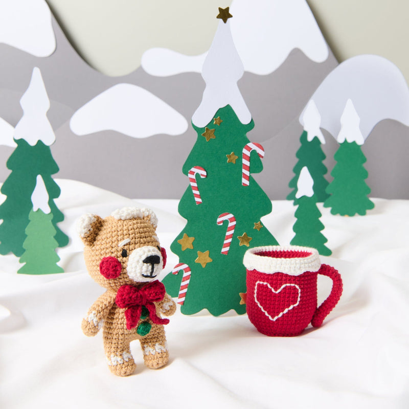 RicoDesign Haakpakketten Haakpakket: Ricorumi Gary the Gingerbread Bear