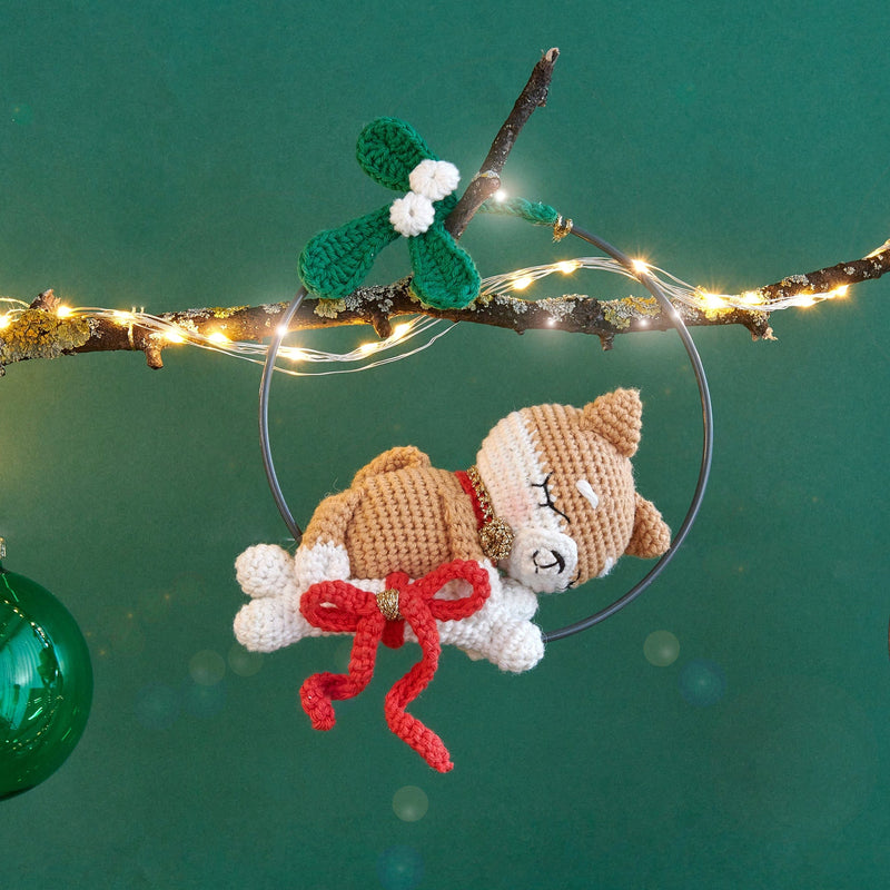 RicoDesign Haakpakketten Haakpakket: Ricorumi Lovely Christmas Shiba