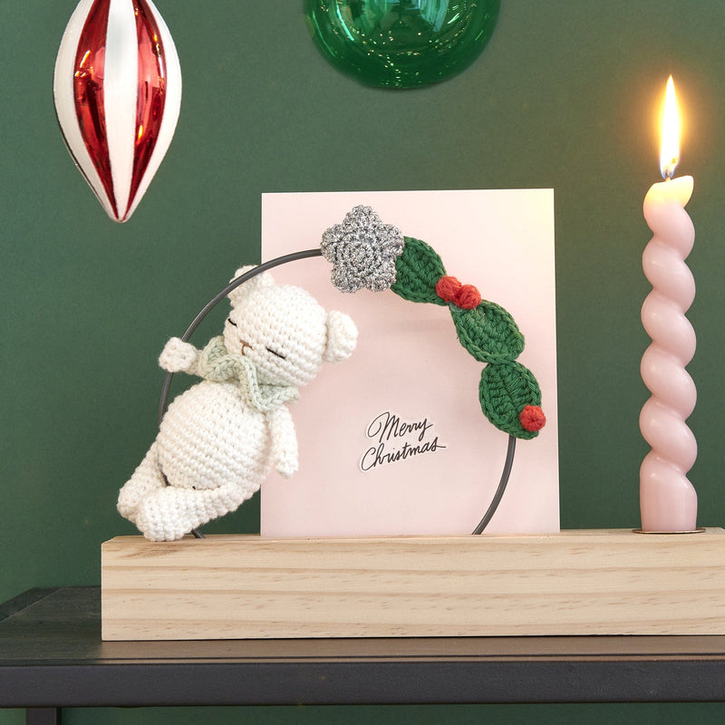 RicoDesign Haakpakketten Haakpakket: Ricorumi Pretty Christmas Bear