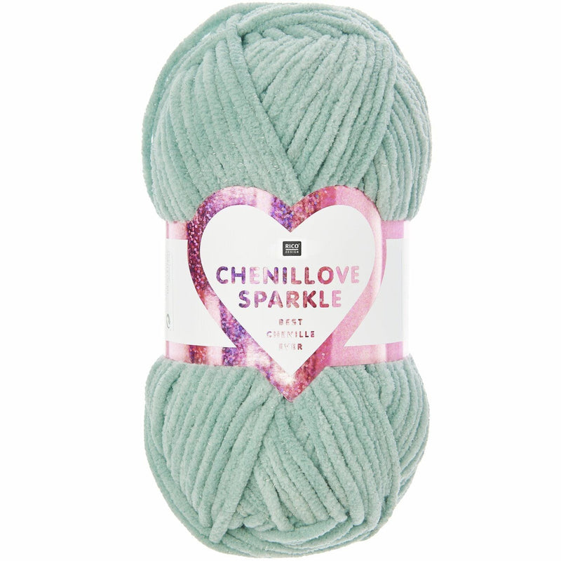 RicoDesign Wol & Garens 001 Cream Rico Creative Chenillove Sparkle