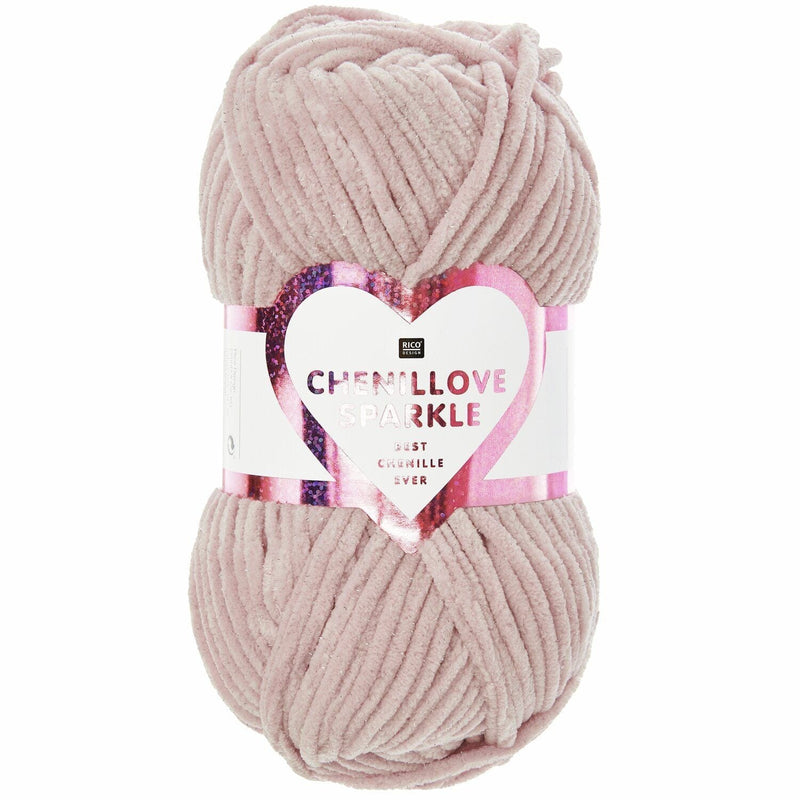 RicoDesign Wol & Garens 001 Cream Rico Creative Chenillove Sparkle