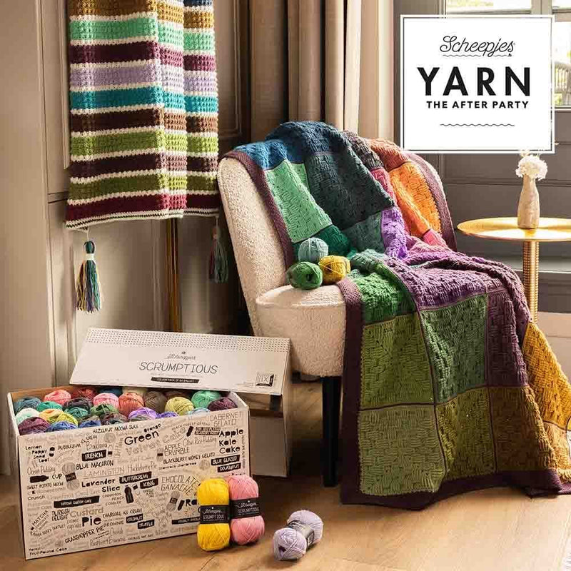 Scheepjes Patroonboeken YARN After Party NO 203 - Scrumptious Squares Blanket