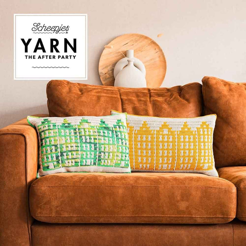 Scheepjes Patroonboeken YARN The After Party NO 58 - Chroma Canal Houses Cushion
