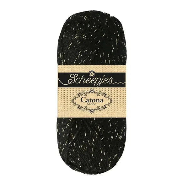 Scheepjes Wol & Garens 105-G Bridal White - Gold Scheepjes Catona Shine